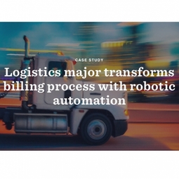 Logistics major transforms billing process with robotic automation