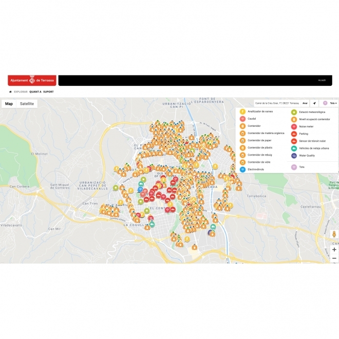 Sentilo Terrassa (Smart City Open Data)